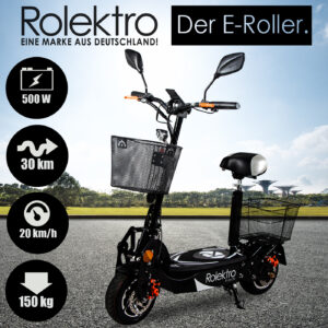 Rolektro E-Joy 20 Blei-Gel faltbarer Elektroroller