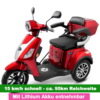 Rolektro E Trike 15 V.3 Lithium Akku entnehmbar