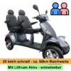 Seniorenmobil VITA CARE 4000 Duo Li , 25 km/h, 2 Personen