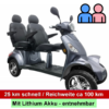Elektro Seniorenmobil Vita Care 4000 Lithium Zwei Sitzplätze 100km Reichweite